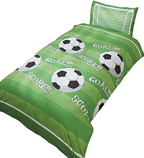 Rapport Home Goal Football pojedyncza poszewka na kołdrę i poszewka na poduszkę, zielona