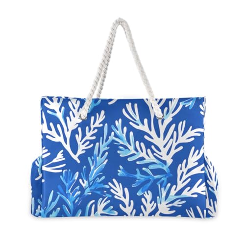 Image of senya Large Beach Bags Totes Swim Canvas Tote Shoulder Bag Water Resistant Bags for Gym Travel Daily
