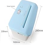 Automatic Shredded Paper Cutter, Crinkle Paper Shredded Cut Paper Machine, 7.5L Visible Transparent Window, Raffia Paper/25g & A4/70g, Pull - Power Off for Birthday/Wedding/Festival Decor
