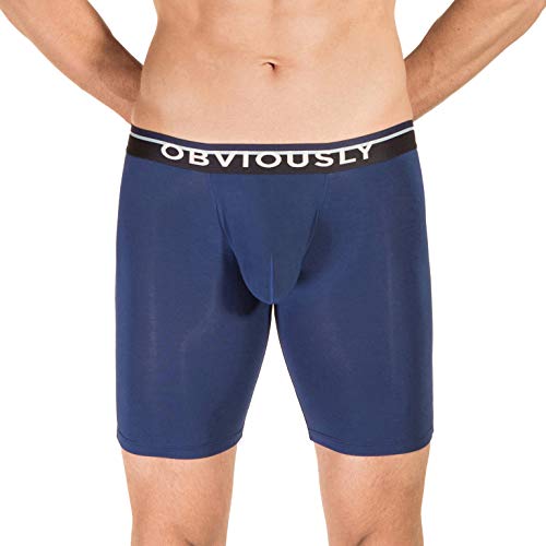 OBVIOUSLY PrimeMan - Boxer Brief 9 inch Leg - Navy - Small