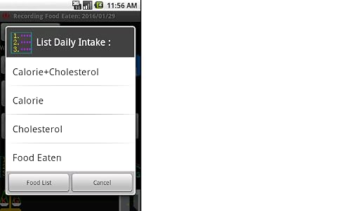 Daily Calorie Record: Calorie tracking Widget: Calorie & Cholesterol intakes today are shown on Home Screen,avoid exceeding unhealthy limit and prevent overweight – vue 4