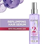 L'Oreal Paris Elvive Hyaluron Plump Moisture Plump Hair Serum for Dehydrated, Dry Hair with Hyaluronic Acid Care Complex, Paraben-Free, 4.4 Fl Oz - Image 2