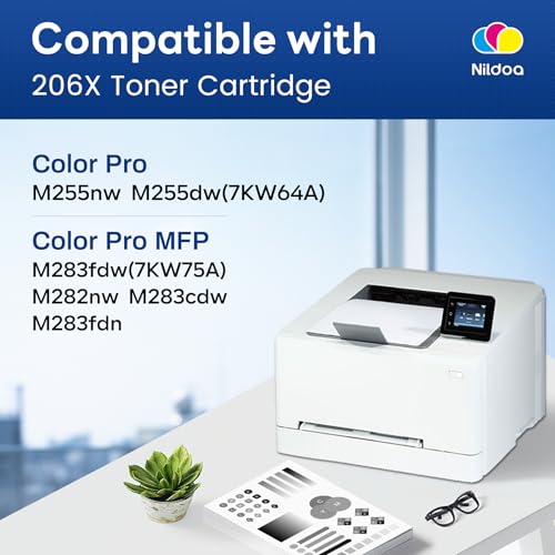 Image of 206X W2110X Toner Cartridge Black with Chip 1 Pack Replacement for HP 206X