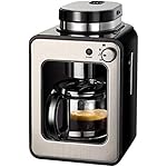 QJRGUY Machine Filter Anti-Drip Espresso Coffee Maker Household Small Automatic Smart Insulation Tea Kitchen Appliances