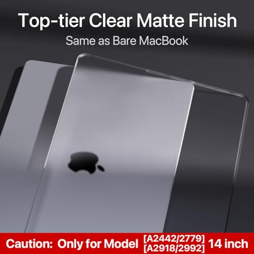 for MacBook Pro 14 inch Case, Clear Matte - Image 4