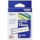 Brother Original P-touch Schriftband TZe-131S 12 mm, schwarz auf transparent (kompatibel u.a. mit Brother P-touch PT-H100LB/R, -H105, -E100/VP, -D200/BW/VP, -D210/VP) 4 m lang