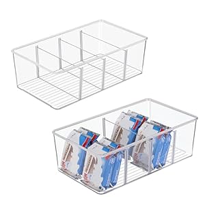 Vtopmart Set koelkastorganizer met 4 vakken