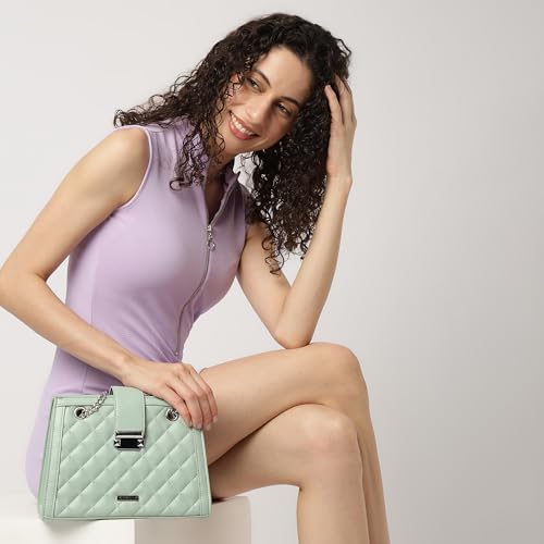 Image of Fastrack Quilted Satchel for Women, Ladies and Girls | Stylish and Trendy Satchel Handbag for Girls, Ladies and Women | Made Up of Premium Semi-PU Material