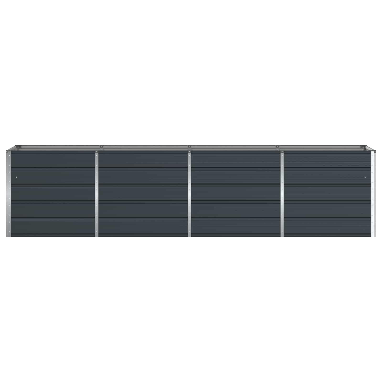 vidaXL Donica Antracyt 320 x 80 x 75 cm Stal