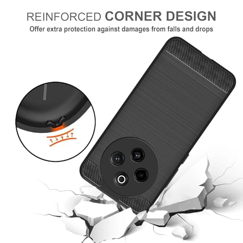 Image of COVERBLACK Flexible Rubber Case Back Cover Compatible for Oppo CPH2729 / K13 5G - Transparent