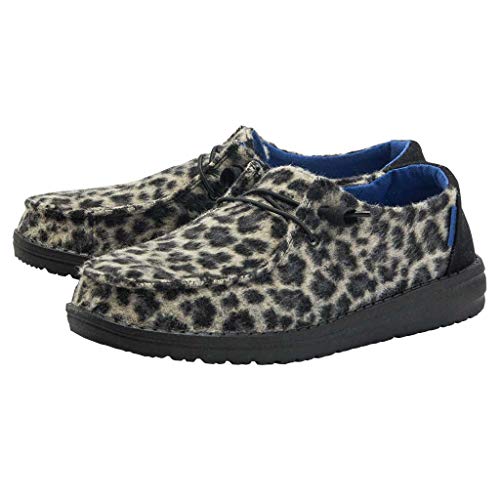 Image of HEYDUDE Women's Wendy Chambray | Women's Shoes | Women's Lace Up Loafers | Comfortable & Light-Weight
