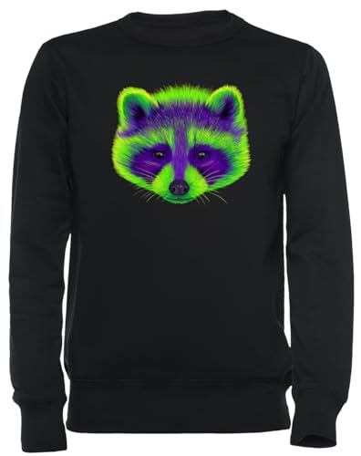 Sweat-shirt noir raton laveur unisexe pour remplacer vos pulls ternes et ordinaires