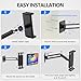 Urmust Tablet Wall Mount Holder for iPad, 360°Rotation Adjustable Tablet Stand Holder with Aluminum Extendable Arm, for iPad mini/Air/Pro/Galaxy Tab/Kindle, All 4.7-13