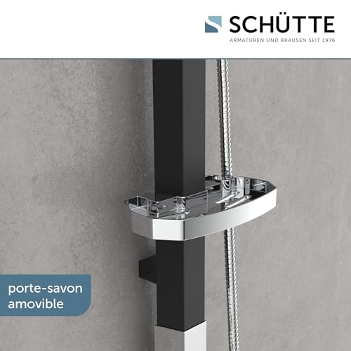 Douche à effet pluie Schütte avec barre de douche et tablette - 5