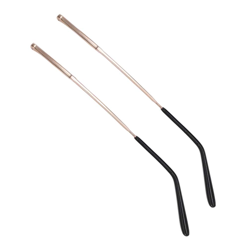 ZXGRfdefa Temple leg, Metal Eyeglass Temples Arms Glasses Replacement Parts Double Teeth