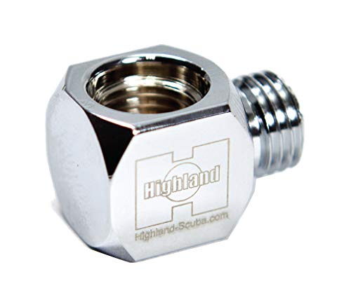 XS Scuba Highland 90 Degree Gauge Adapter