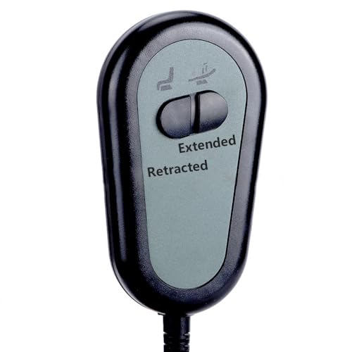 SZAWINLI Gourd Shaped 2Key Recliner Switch Controller,5Pin Plug Fixed Replacement Compatible with Okin Limoss Dewert Power Chair Lift Lazy Chair Remote Control Stand