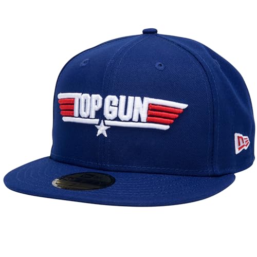 New Era Top Gun Logo 59Fifty Fitted Hat (US Numeric 7 1/8 Blue)