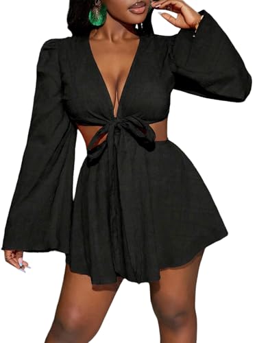 Image of BEAUDRM Women's Summer Tropical Dress Sexy Vacation Outfits Beach Sundress | Tropical Dresses for Women, Summer Dress, Two Piece Sets, Summer Outfits