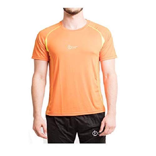 FITUP LIFE Men Orange Sports Polyester 
