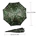 Umbrella Hat Foldable Portable Waterproof Sunshade Umbrella Hat for Camping Fishing Headwear Cap Beach Head Hats Camouflage 2PCS Portable Rain Waterproof Fishing, Camouflage, Camouflage