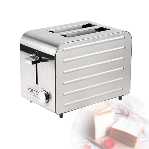 ZXCVBNMQ Commercial 2-Slice Toaster, Stainless Steel Toaster with Freezer, Cancel, Reheat Function, Extra Wide Slots for Restaurants, Bakeries, Kitchens (2 PCS)