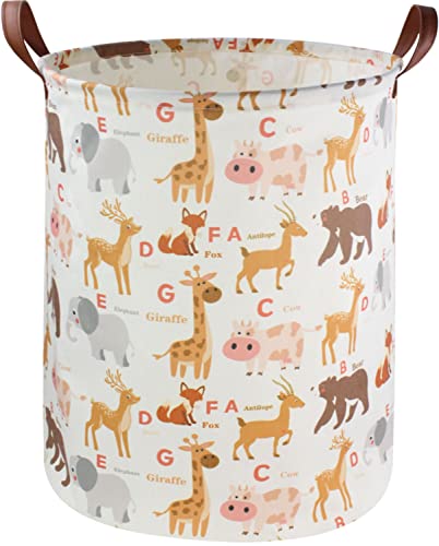 Image of Essme Baby Laundry Basket,Kids laundry hamper for Baby Room Decor,Nursery Hamper, Animal Basket,Gift Baskets,Home Organizer(Animals)
