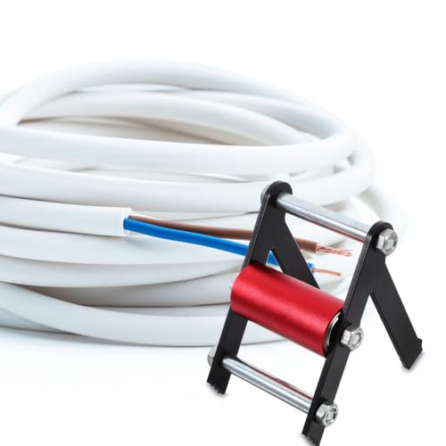 Enhebrador de cables pasacables de aluminio auxiliar para cajas de distribución de luz 6