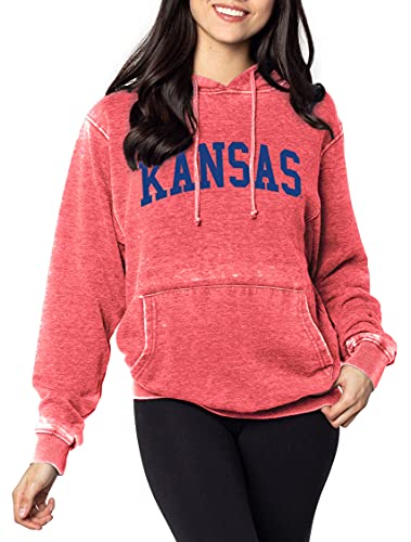 Chicka-D Sudadera Burnout Everybody Capucha, Cardenal, S para Mujer