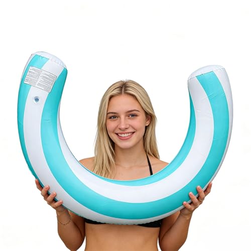 Flotadores de piscina para adultos en forma de U - Fideos flotantes de piscina flotantes premium funcional, para, río, fiesta, al aire libre, verano, viajes, camping | Multiusos al aire libre utilidad