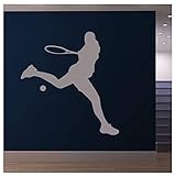 4. Material: langlebiges PVC huayao Tennis Aufkleber Auto Fenster Sport Aufkleber Poster Vinyl Wandtattoos Dekor Wandbild Tennis Aufkleber 58X61Cm