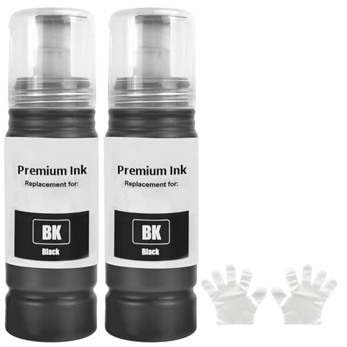 SHUOLEI 104 Tinte Kompatibel mit epson 104 Tintenpatronen Nachfülltinte für ET-1810 ET-2810 ET-2820 ET-2870 ET-2814 ET-2815 ET-2825 ET-2826 ET-2830 ET-2840 ET-2862 ET-2870 ET-2876 ET-4800 ET-4810 (2P)