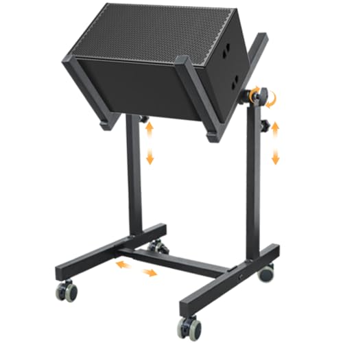 UPELLA Heavy Duty Amplifier Stand, Adjustable Amps Speaker Cabinet Stand Combo Holder, Audio Rack, Guitar Amplifier Stand