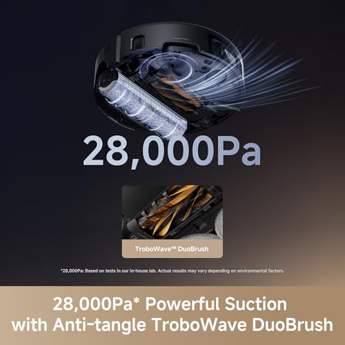 Image of Mova Z60 Ultra Roller Complete Robot Vacuum and Mop, 28,000Pa Suction, 3.14in Obstacle Crossing, AutoShield for Carpet Protection, Zero Tangling Duobrush, Extendable Roller & Side Brush