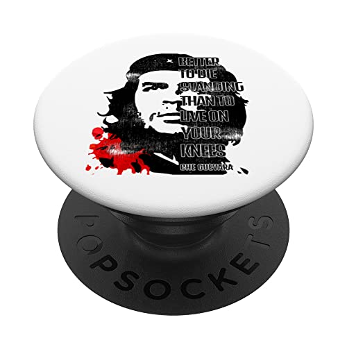 Cita revolucionaria del Admirador Retro Che Guevara. Meme PopSockets PopGrip Intercambiable