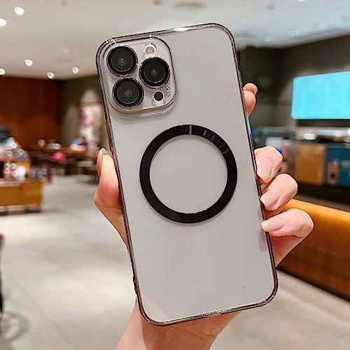 Coque dégradée transparente gris pour iPhone 13 chic et antichoc
