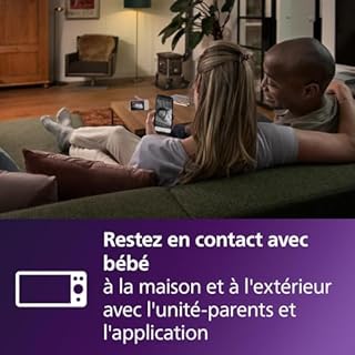 Philips Avent Babyphone caméra Full HD 1080p, (modèle SCD923/26)