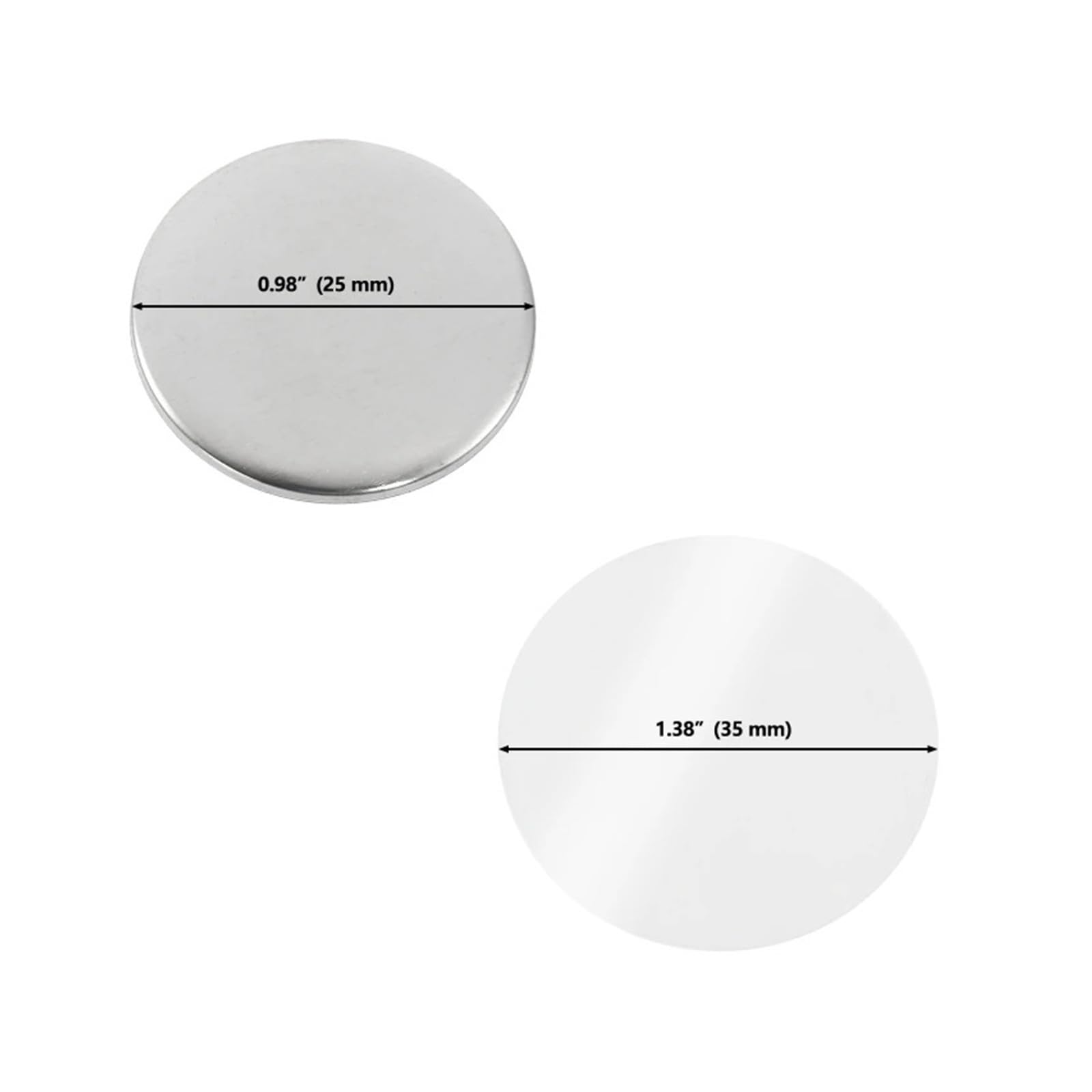 100 pièces aimants for réfrigérateur Badge bouton 25mm 32mm 58mm bricolage fort magnétique réfrigérateur autocollant fabricant de matériaux vierges fabrication efficace