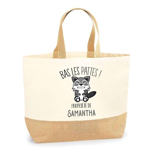 Coton et toile de jute pour le sac Samantha Planetee robuste