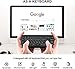 Upgrade WeChip W1 Air Mouse Romote Control with Keyboard，IR/RF TV Remote Control for Nvidia Shield/Android TV Box/PC/Projector/HTPC/All-in-one PC