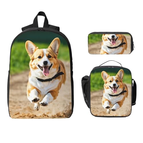 Mochila escolar de corgi EdWal para evitar carga pesada en la espalda 2