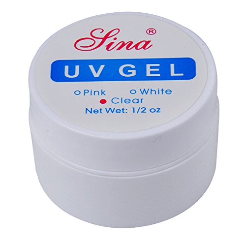 SINA Nail Art UV Builder Gel Tips Glue Set Kit Art Extension Manicure£¨Transparent£