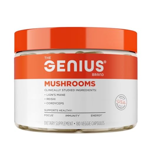 Genius Mushroom Supplement for Brain Health