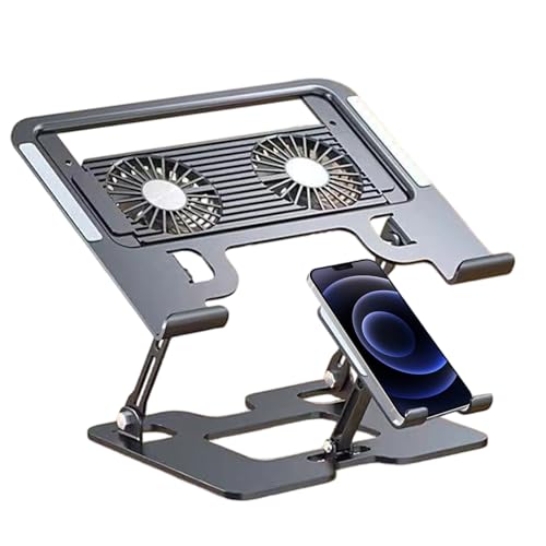 Soporte para ordenador portátil con refrigeración pasiva y superficie antideslizante