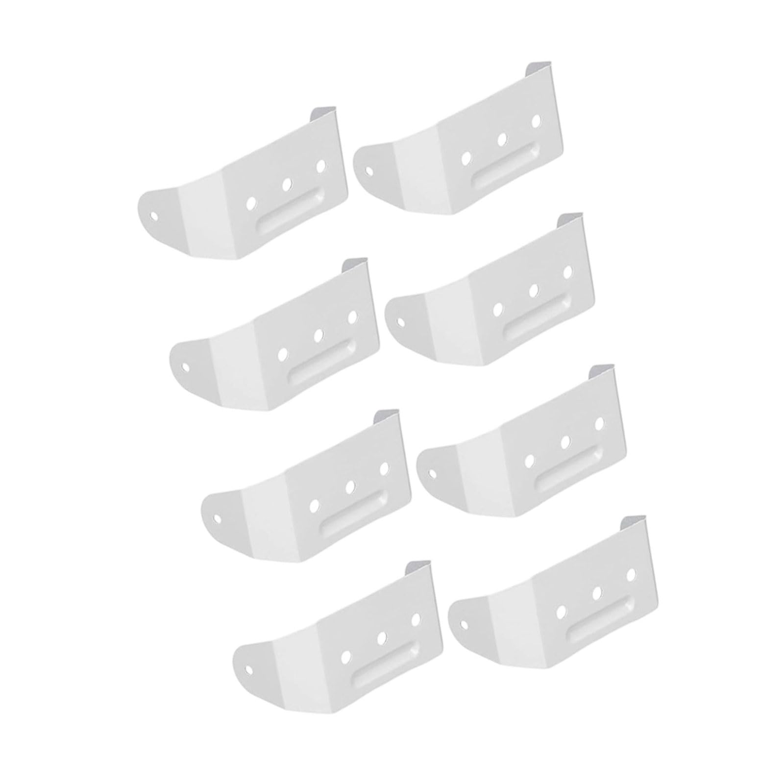 Aluminum Gutter Downspout Straps Metal Gutter Hanger Clips Bracket for 2x3 Inch Pipes Rustproof Mounting Straps Aluminum Rain