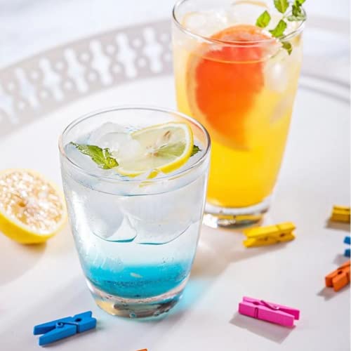 Qappda 7 Ounce Juice Glasses,Stackable Drinking Glass Set Of 12,Clear Water Glasses Durable Homemade Beverage Tumbler For Soda,Mixed Drinks,Milk,Daily Use #TOP4