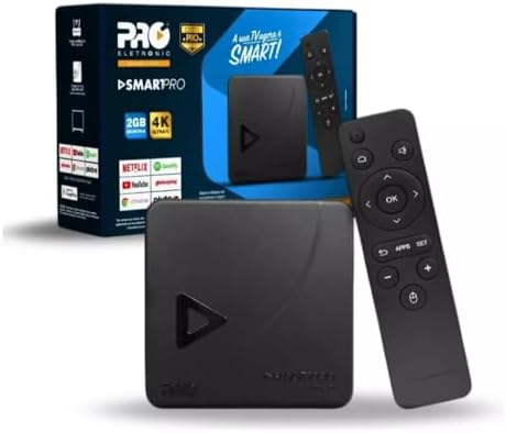 Box Android 4K 2GB RAM 16GB Wi-Fi Dual Band HDMI