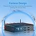 msecore Industrial PC, Fanless Mini Computer with Core i7-8550U, 16G RAM 512G SSD, Dual 2.5G LAN, 6*COM RS232, Support Wake On LAN/Auto Power On, Wi-Fi 6, 1*HDMI 1*VGA, Windows 11 Pro