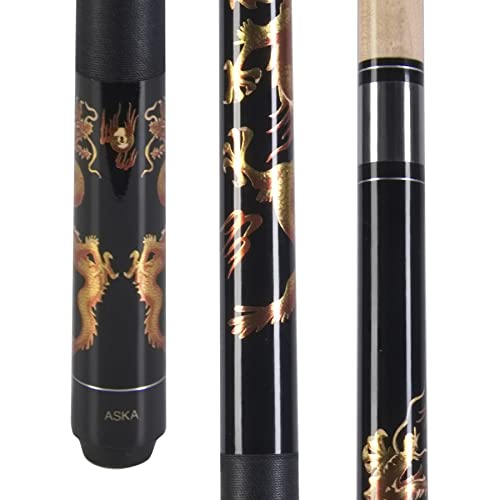 Taco de Billar Aska Golden Dragon 58 pulgadas Maple miniatura 1