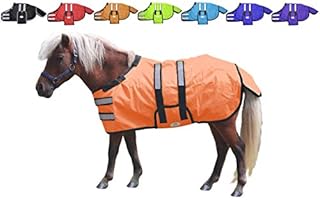 Derby Originals 600D Ripstop Waterproof Reflective Safety Winter Foal and Mini Horse Turnout Blanket 150g Medium Weight